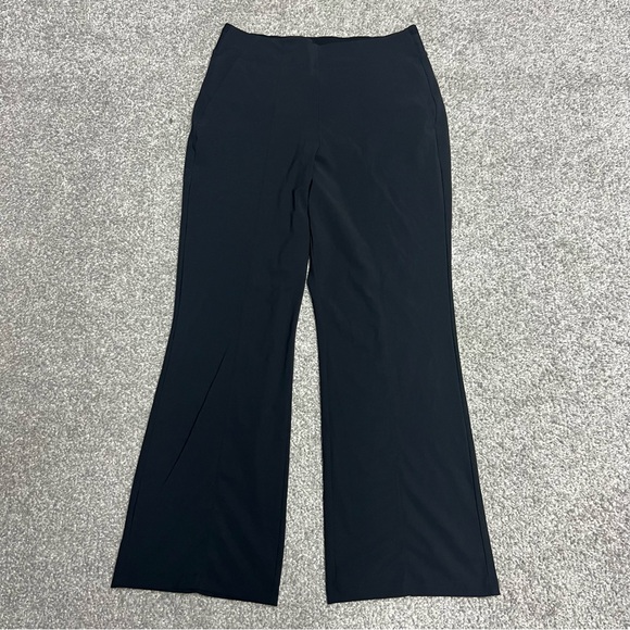 Athleta Pants - Athleta Cosmic Kick Flare Pant Women’s Size 8 Black Nylon Stretch High Rise